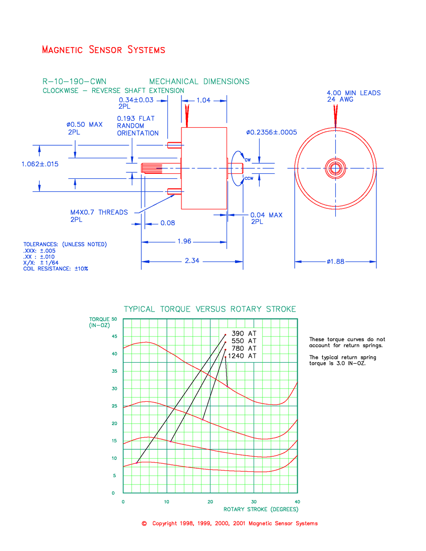 Rotary Solenoid R-10-190-CWN, Page 2